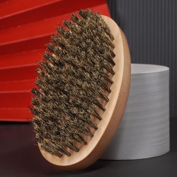 Brosse à Barbe en Bois à Poil Doux