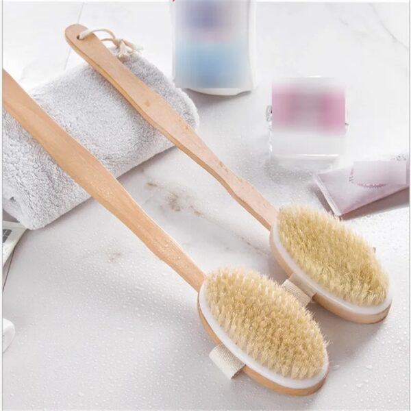 Brosse de Bain Exfoliante Long Manche Gua Sha