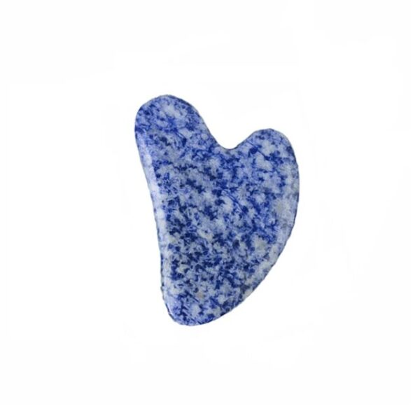 PIERRE NATURELLE JADE BLEUE GUA SHA