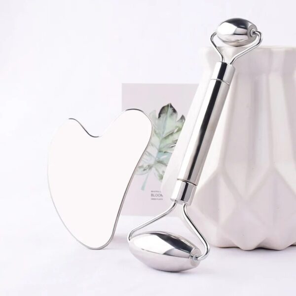 ROULEAU ACIER INOXYDABLE GUA SHA