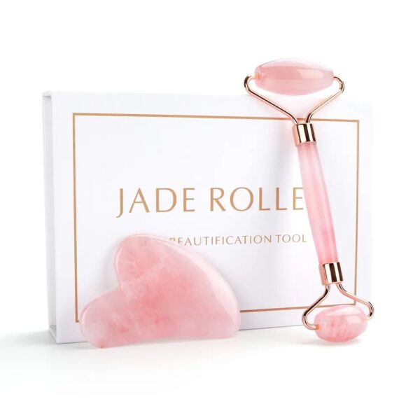 ROULEAU QUARTZ ROSE GUA SHA